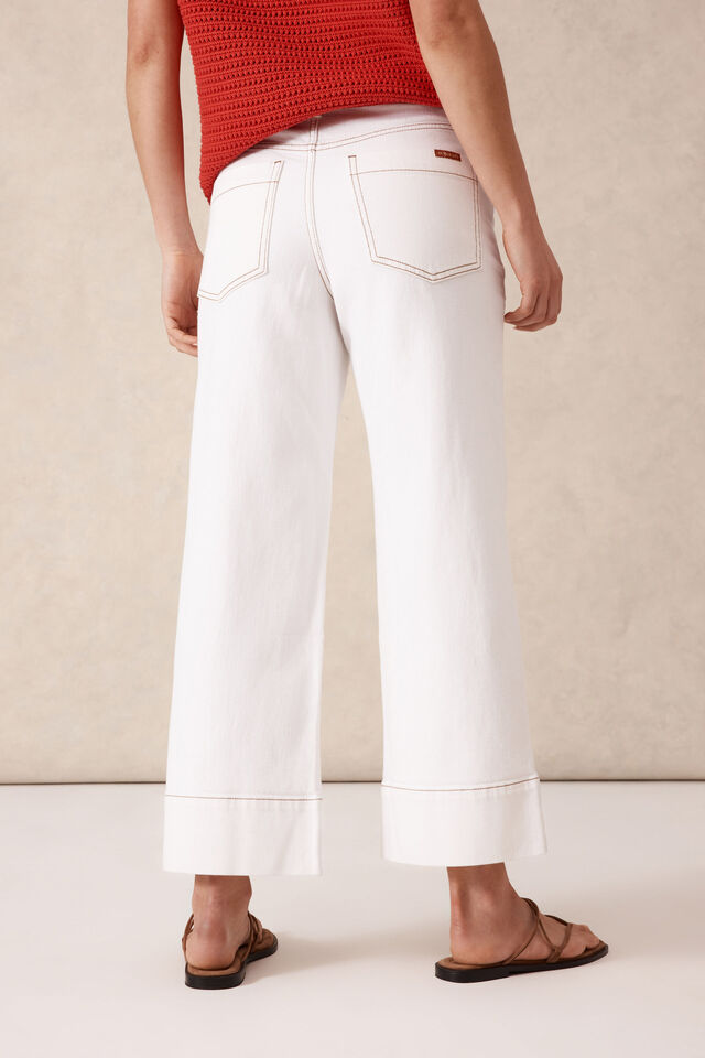 JEAN JUDE WIDE LEG CROP