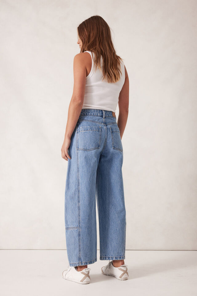 JEAN DARTED BARREL