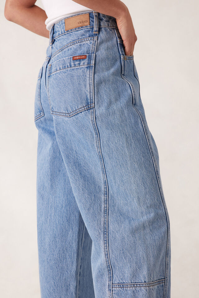 JEAN DARTED BARREL