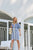 DRESS NALA STRIPE KNIT MINI - SUMMER BLUE STRIPE