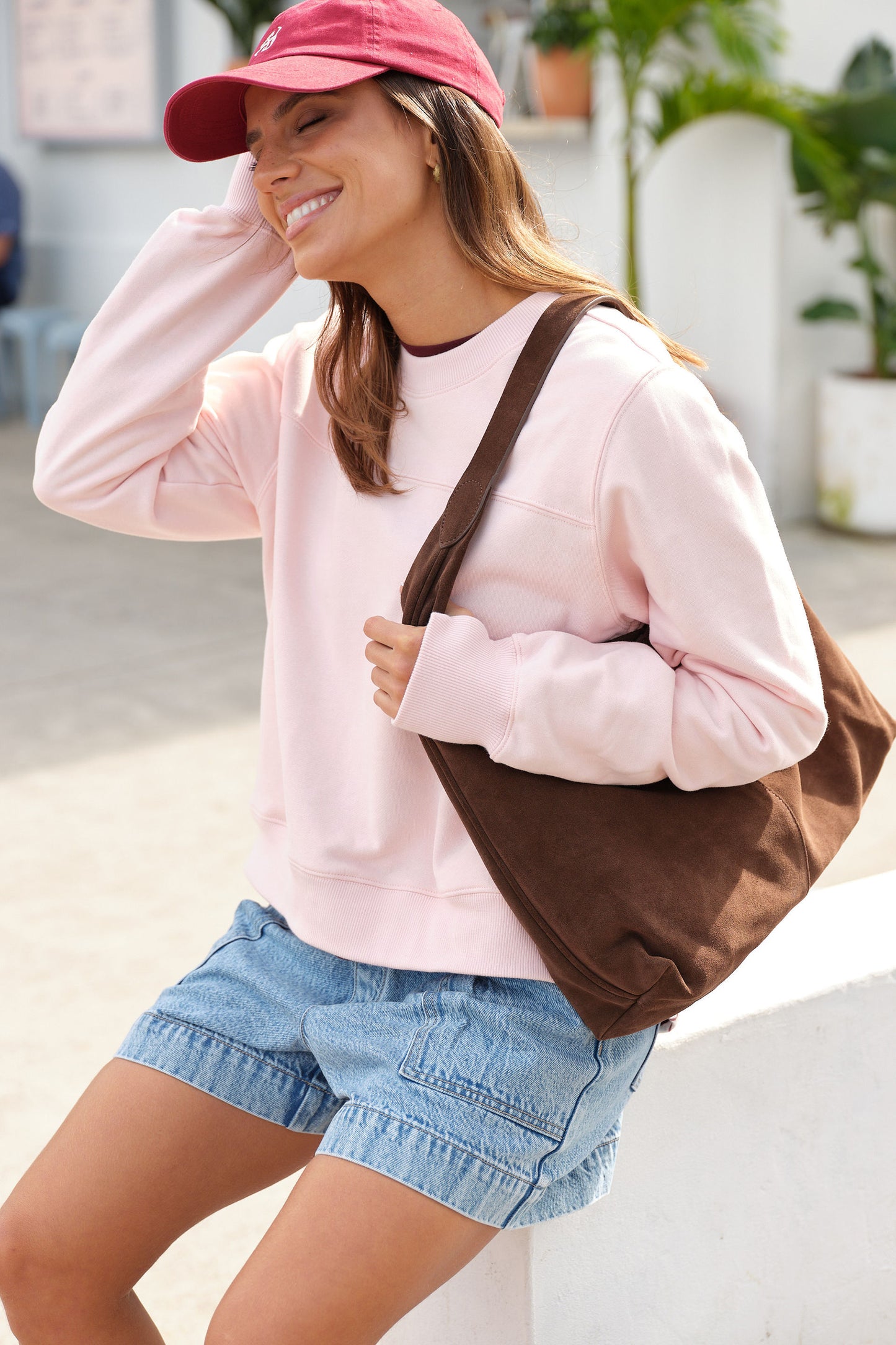 TOP SEAMED FLEECE