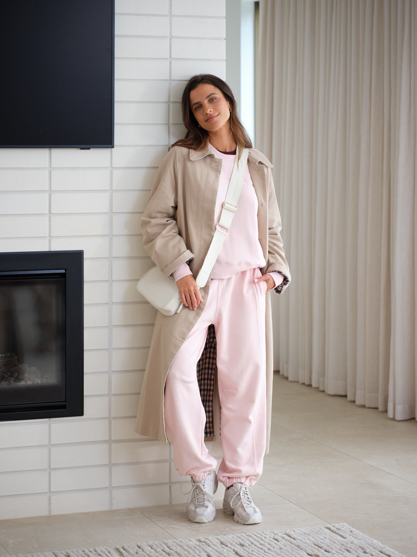 TOP SEAMED FLEECE