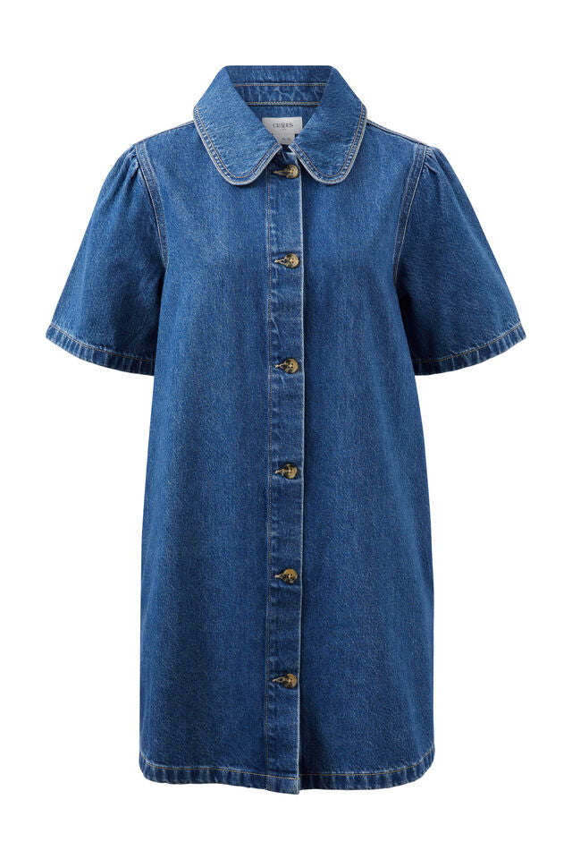 DRESS SIENNA - FRESH INDIGO