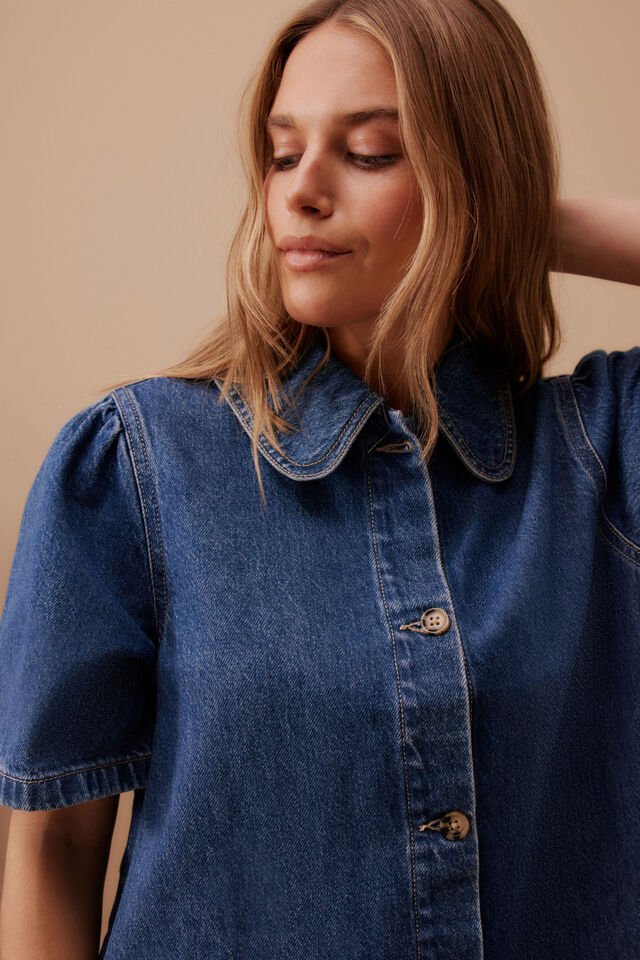 DRESS SIENNA - FRESH INDIGO