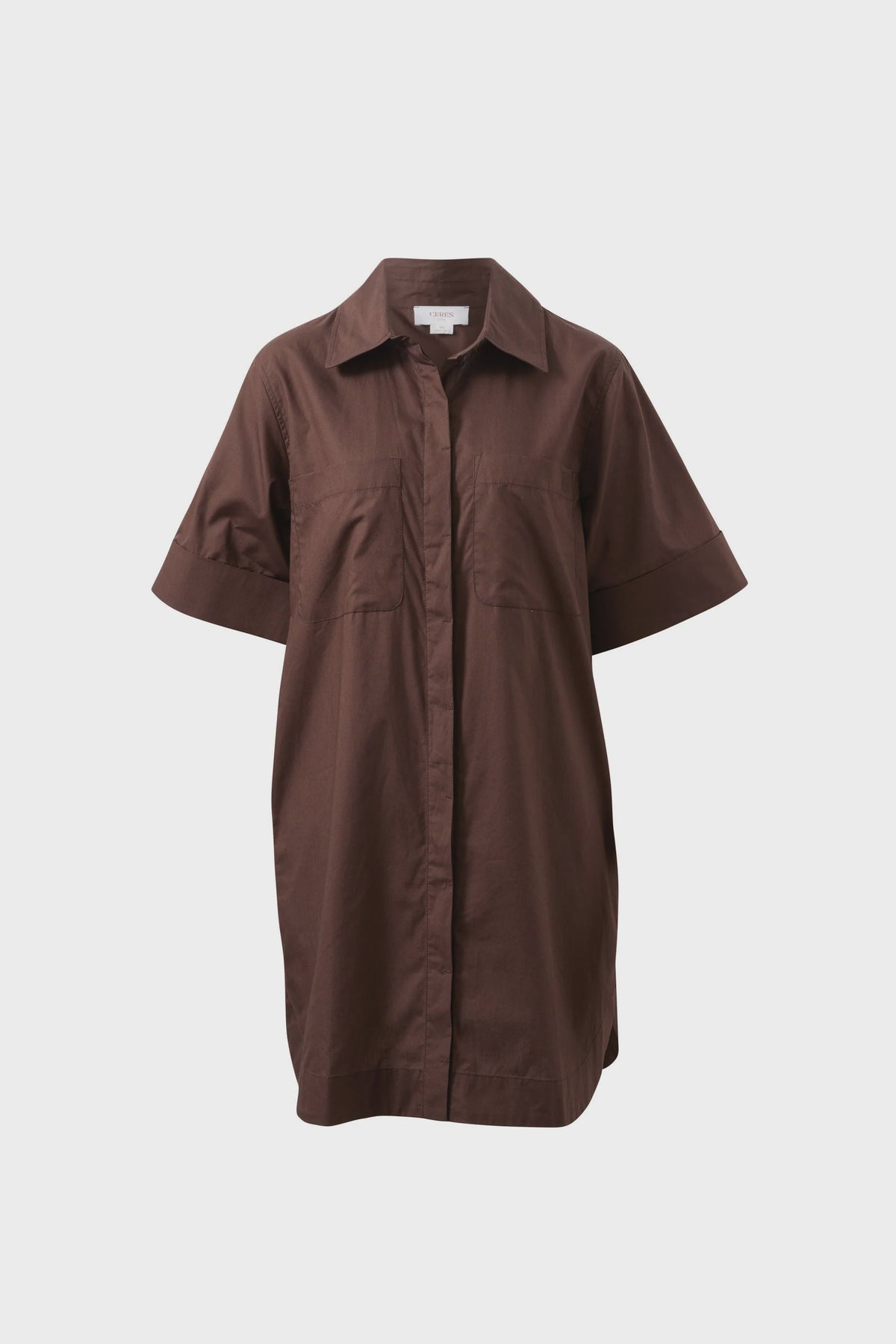 DRESS SARA MINI - BITTER CHOC