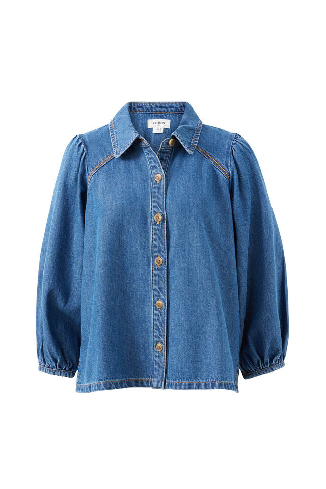 SHIRT LENNY - FRESH INDIGO