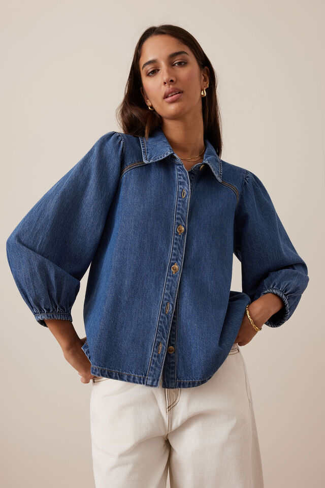 SHIRT LENNY - FRESH INDIGO