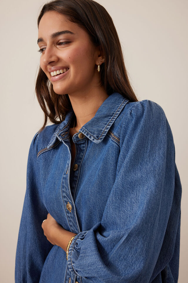 SHIRT LENNY - FRESH INDIGO