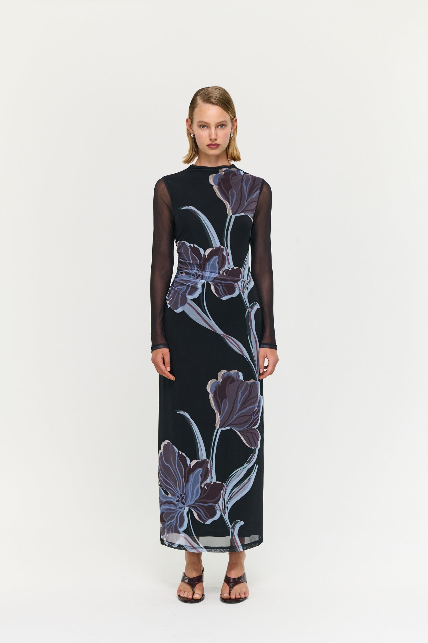DRESS STAS MESH - MIDNIGHT FLORAL