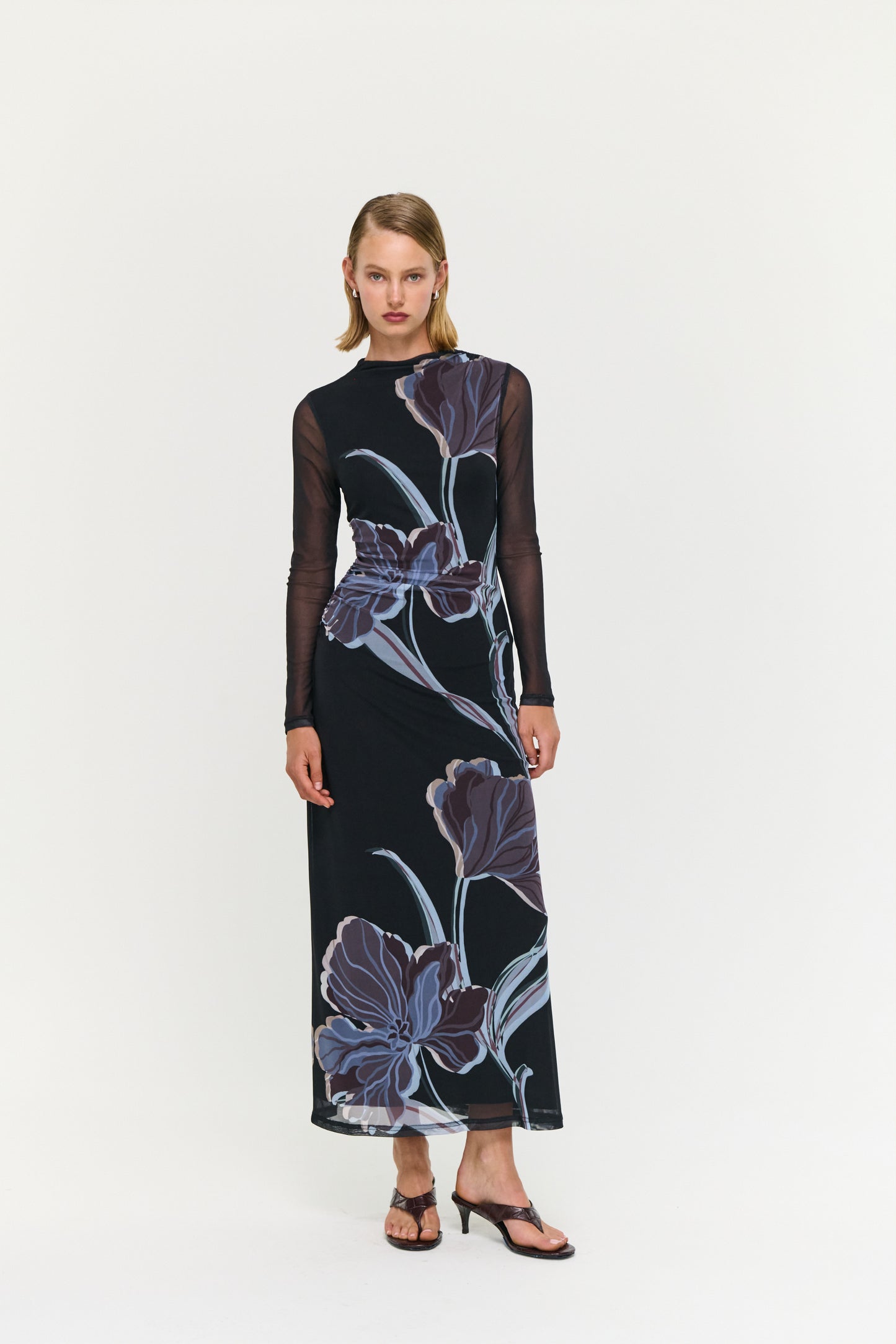 DRESS STAS MESH - MIDNIGHT FLORAL