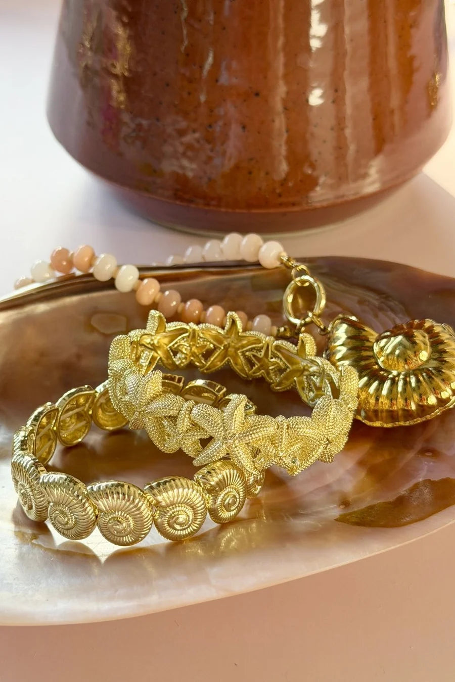 BRACELET GOLDEN CONCH