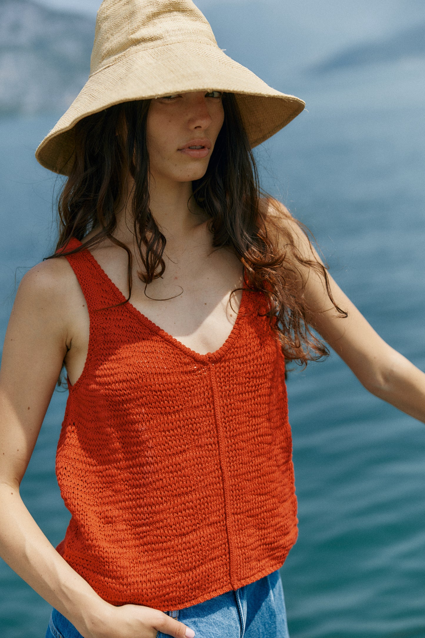 TOP PENN KNIT - RUBY RED