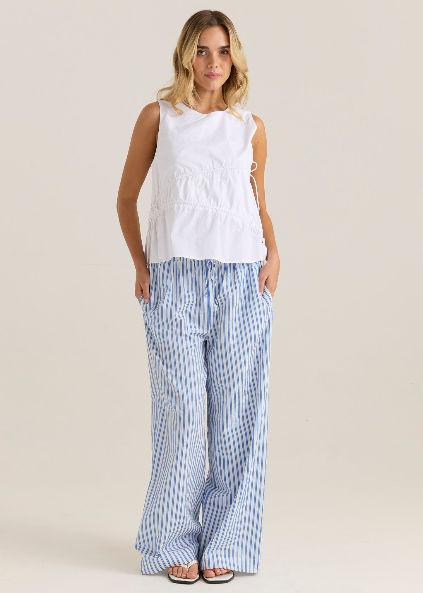 TOP ELIN GATHERED TIE
