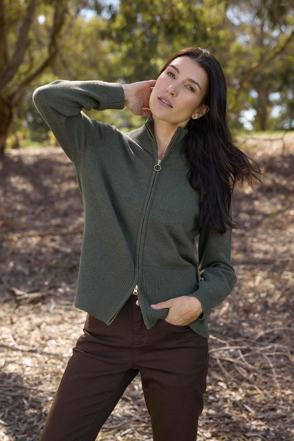 JUMPER BROOK MERINO COTTON KNIT