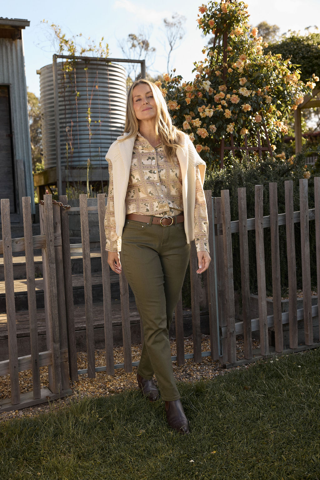 SHIRT CLASSIC LINEN/COTTON - TEXAS PRINT