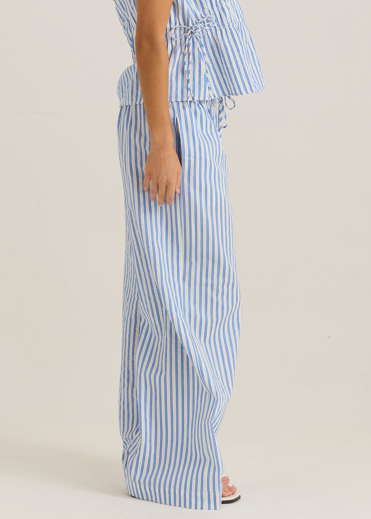 PANT AZIZA BLUE/WHITE STRIPE