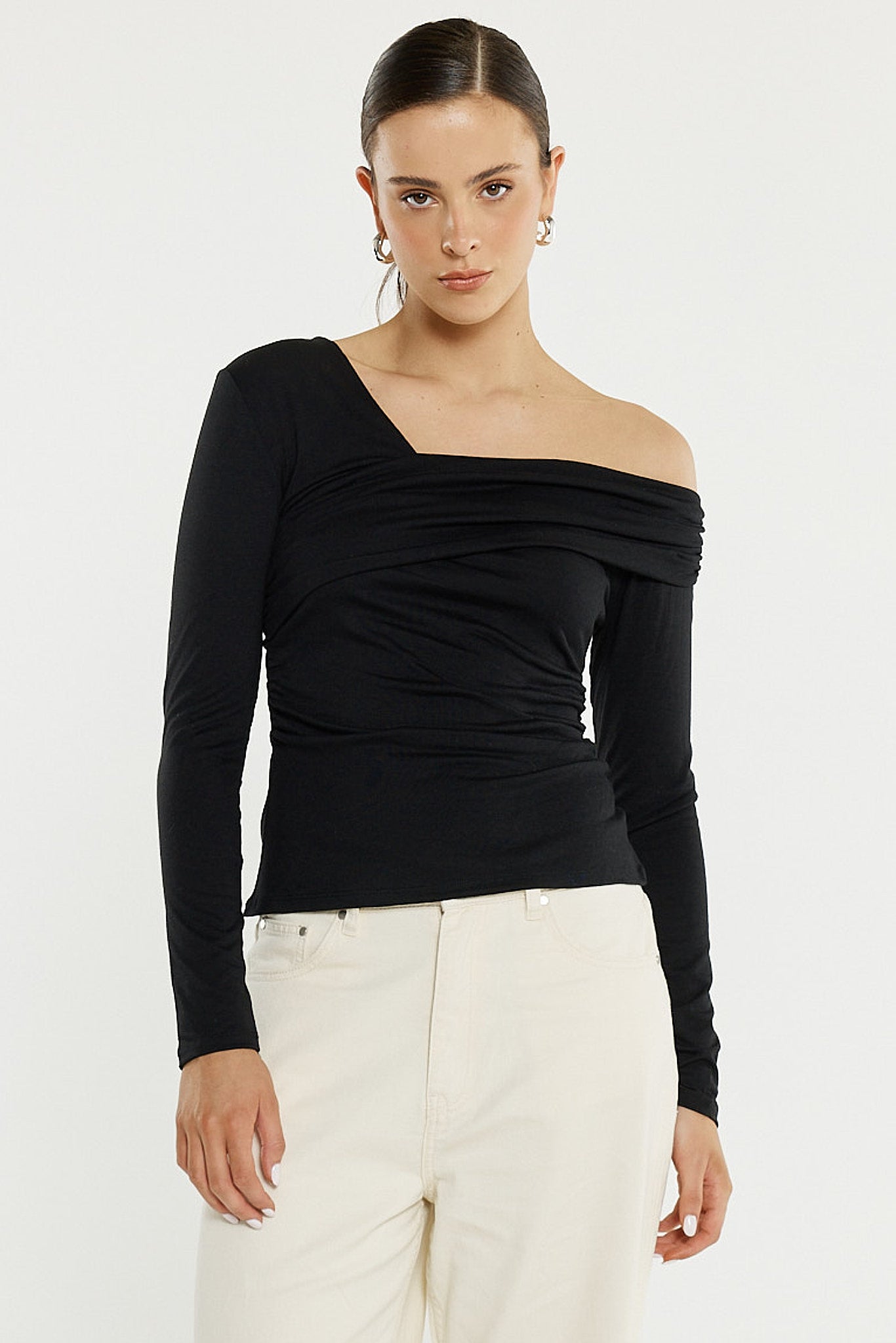 TOP TESS ASYM - BLACK