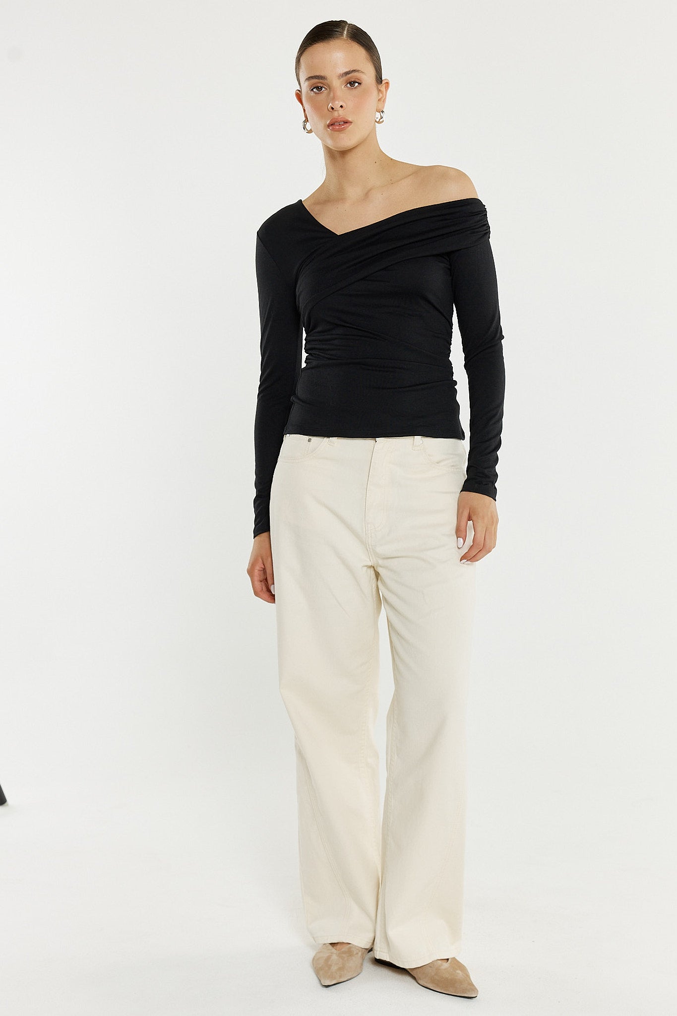 TOP TESS ASYM - BLACK