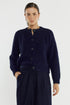 CARDIGAN POSIE FLUFFY - NAVY
