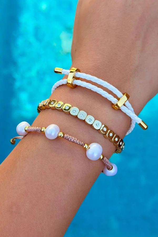 BRACELET FRESHWATER PEARL - BEIGE