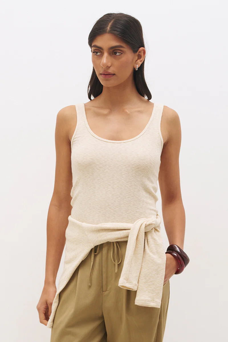 TOP MIREN LAYERED - NEUTRAL