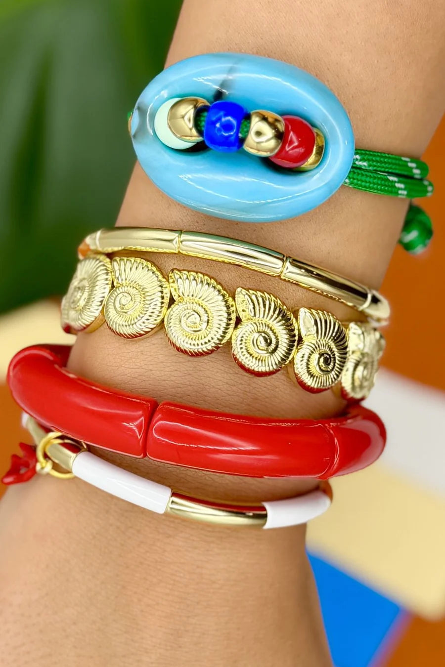 BRACELET GOLDEN CONCH