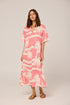 DRESS JOSIE - GERANIUM PALMA PRINT