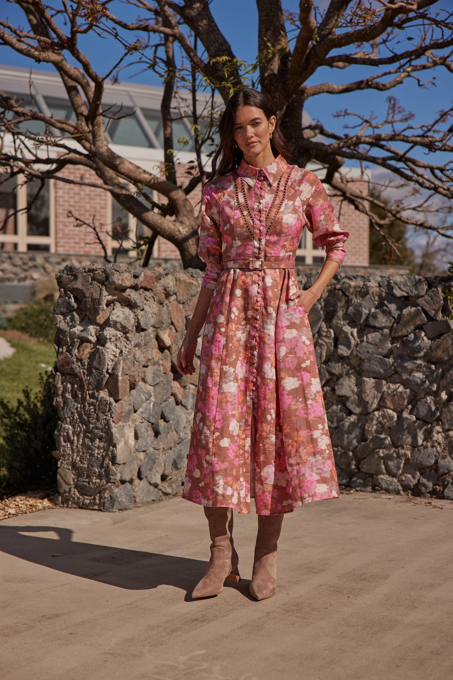 DRESS BRAVADO - BLUSH BLUR
