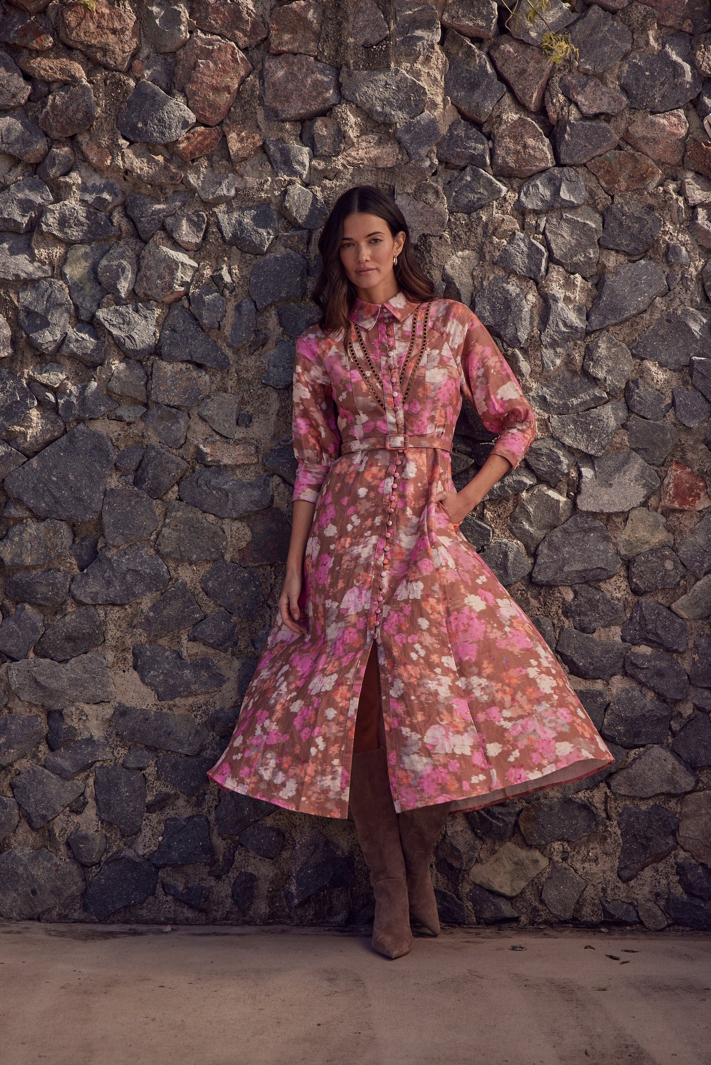 DRESS BRAVADO - BLUSH BLUR