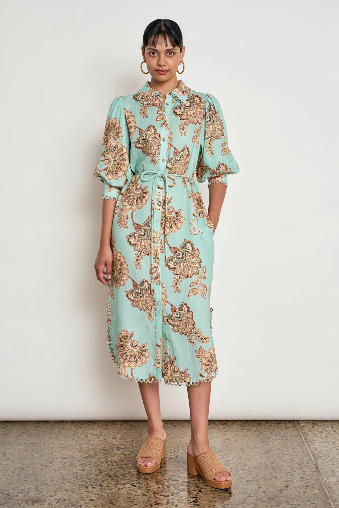 DRESS HEIR - MINT KGARI