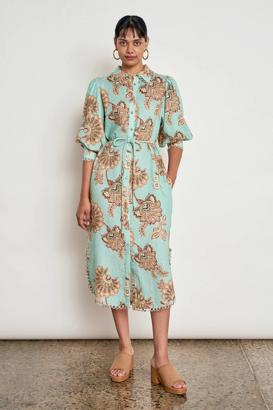 DRESS HEIR - MINT KGARI