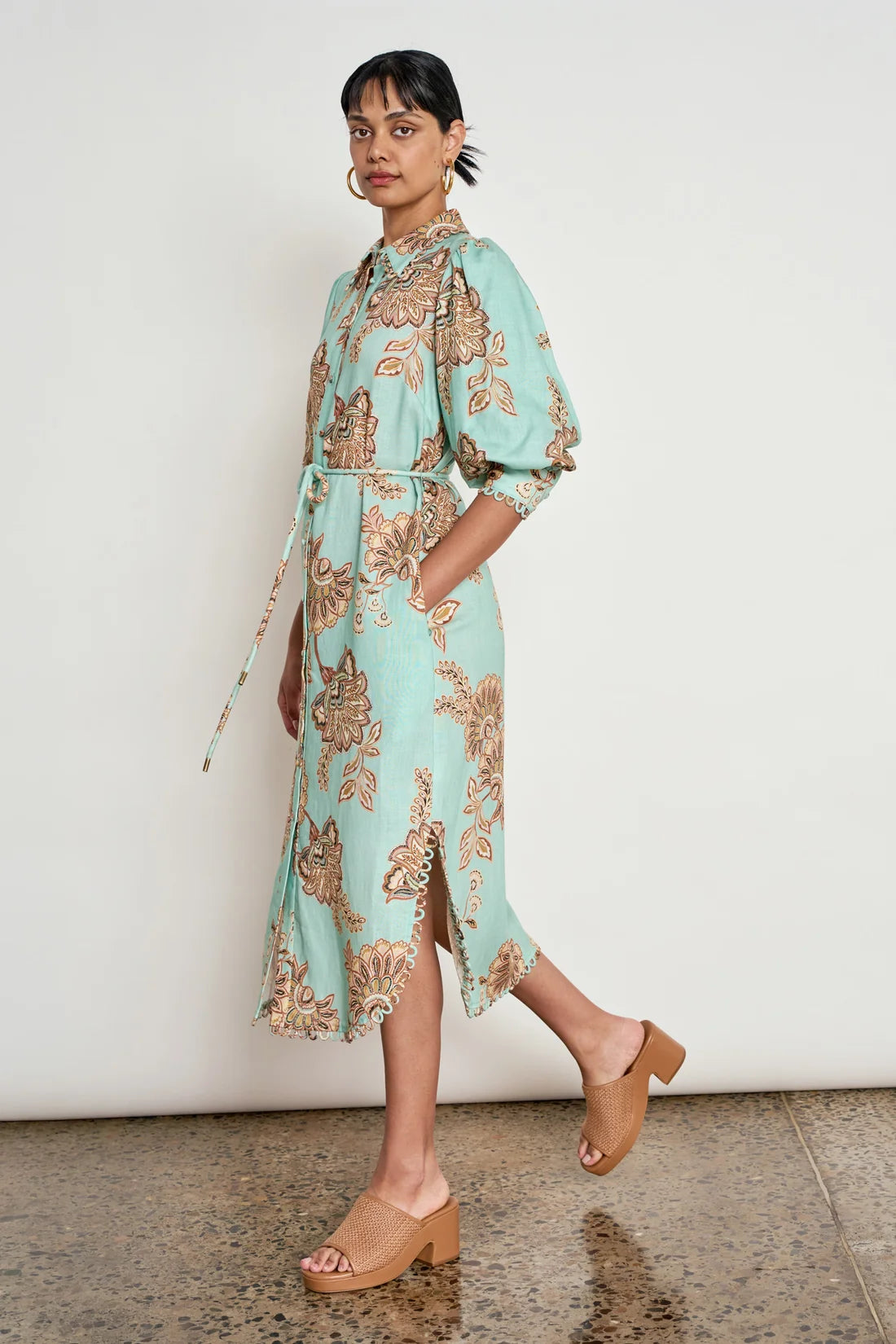 DRESS HEIR - MINT KGARI