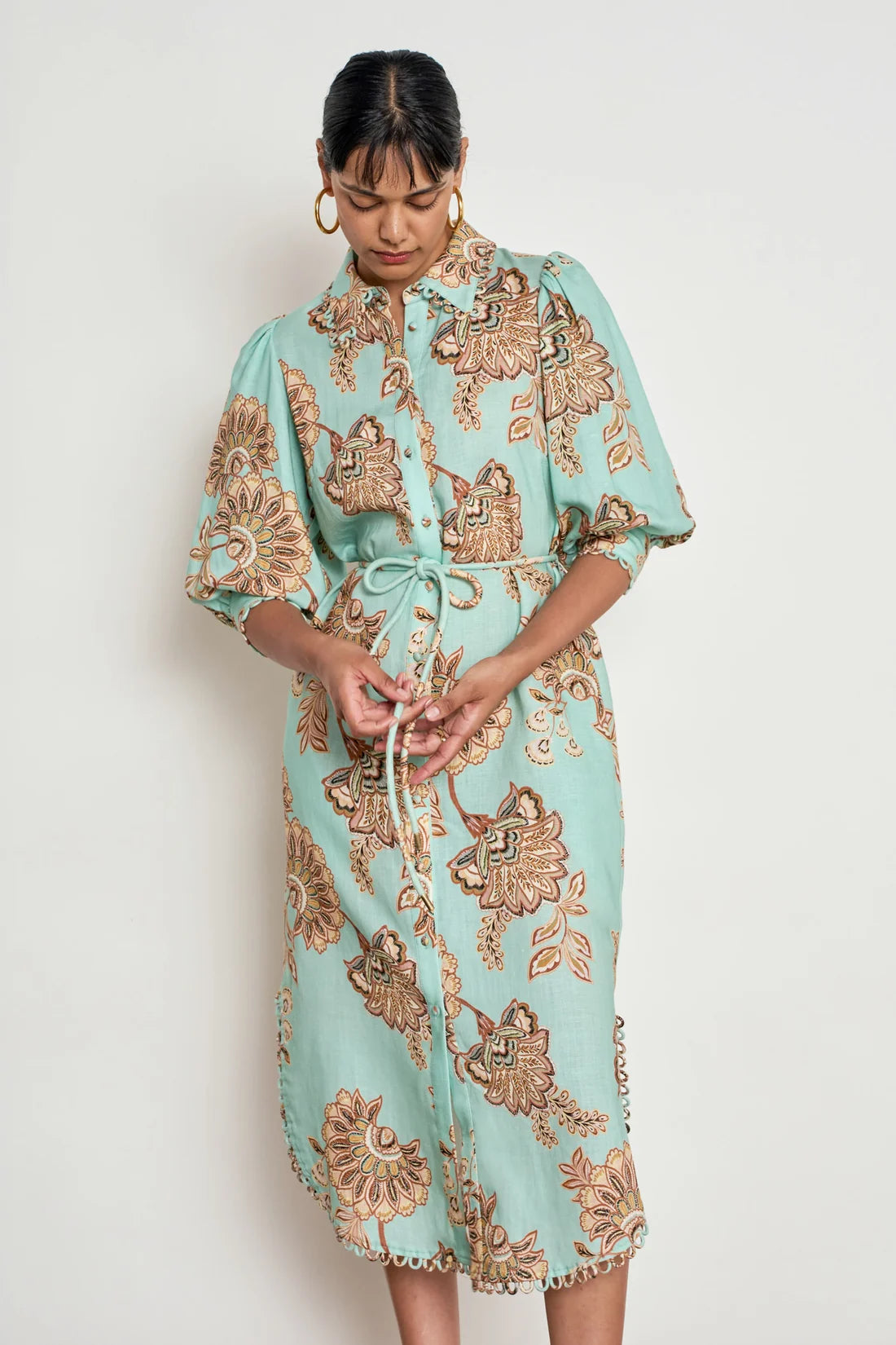 DRESS HEIR - MINT KGARI