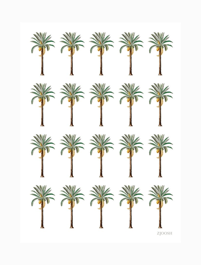 TEA TOWEL - PALMS