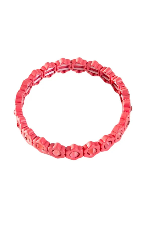 BRACELET - FLOWER POWER - WARM ROSE