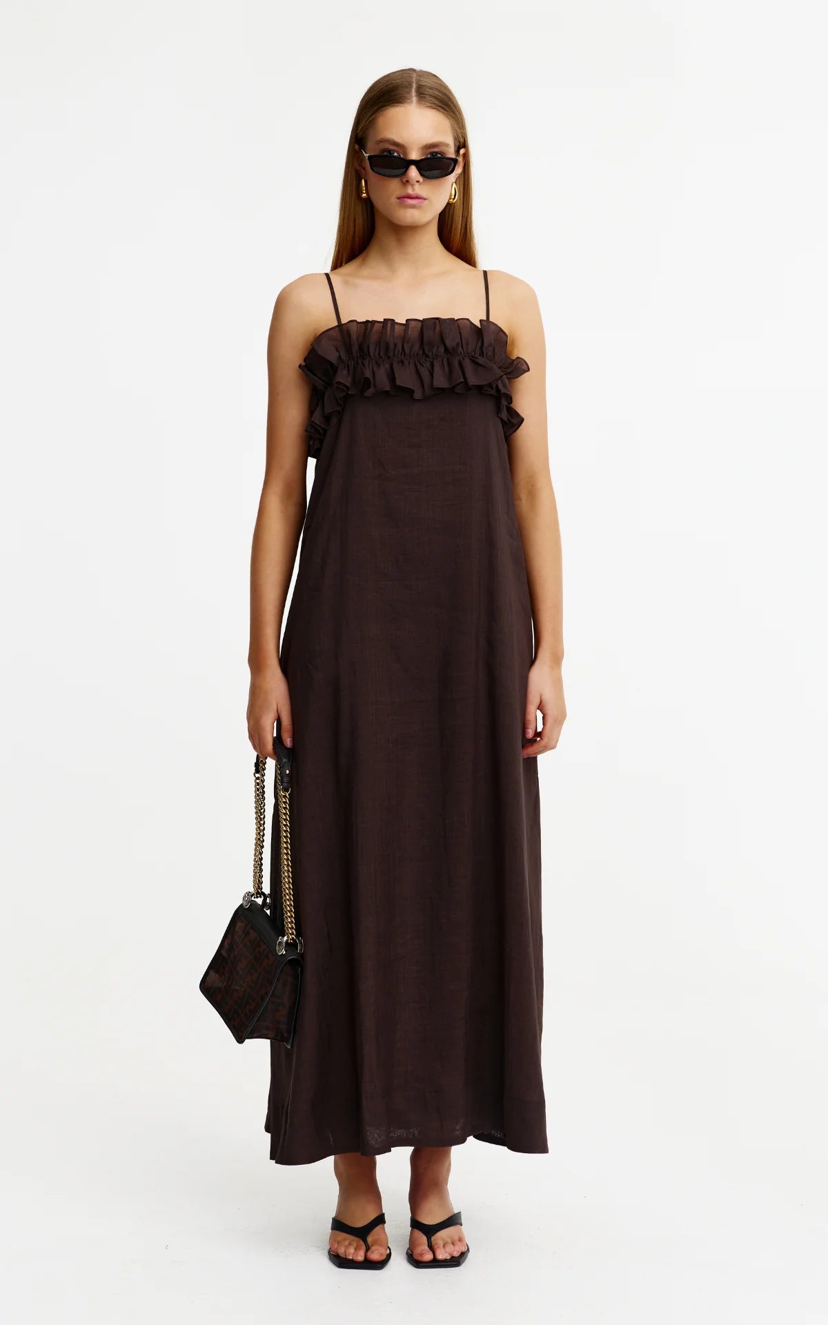 DRESS LOLA - CHOCOLATE