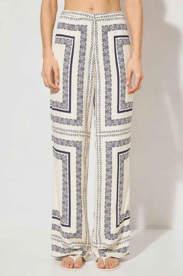 PANT SERAFINA - CREAM BASE NAVY