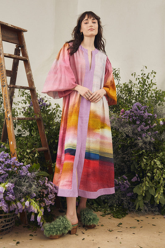 DRESS TAPESTRY KAFTAN - BLOSSOM