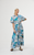 DRESS MAEVE MAXI - CYAN PATCHWORK