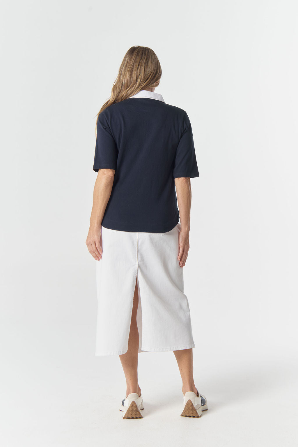 POLO THE HERITAGE 3/4 SLEEVE - DARK NAVY