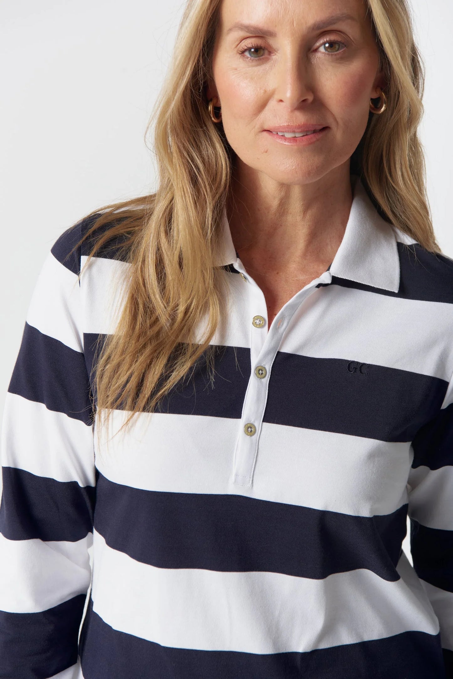 JUMPER TRAVEL COTTON JERSEY POLO - DARK NAVY/WHITE