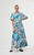 DRESS MAEVE MAXI - CYAN PATCHWORK