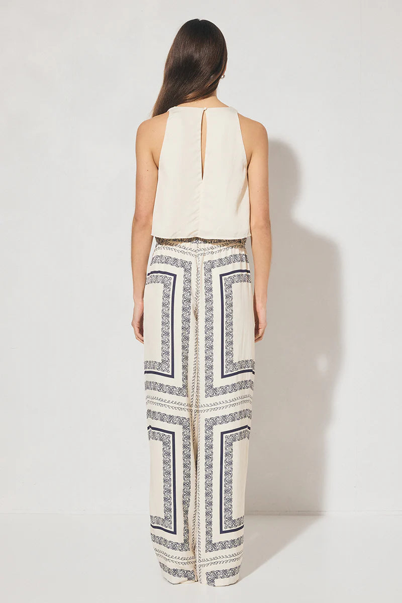 TOP SERAFINA - CREAM BASE NAVY