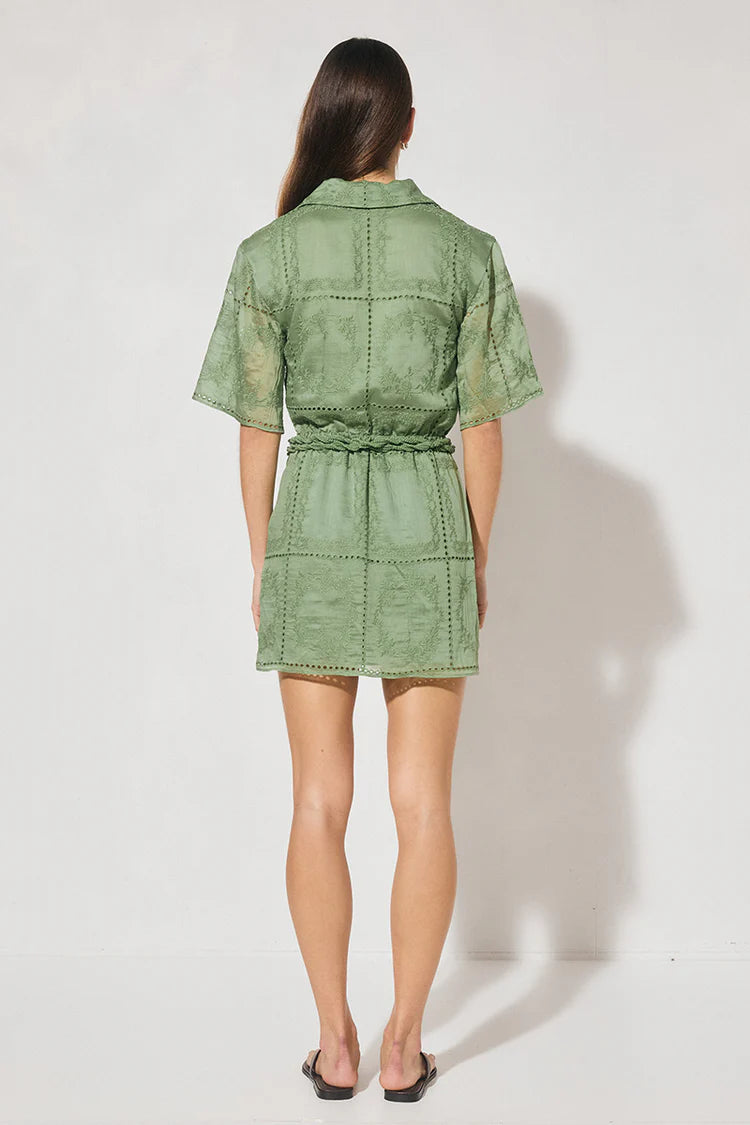 DRESS ELOWEN MINI - NEPHRITE GREEN