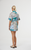 DRESS IMMY - CYAN PATCHWORK