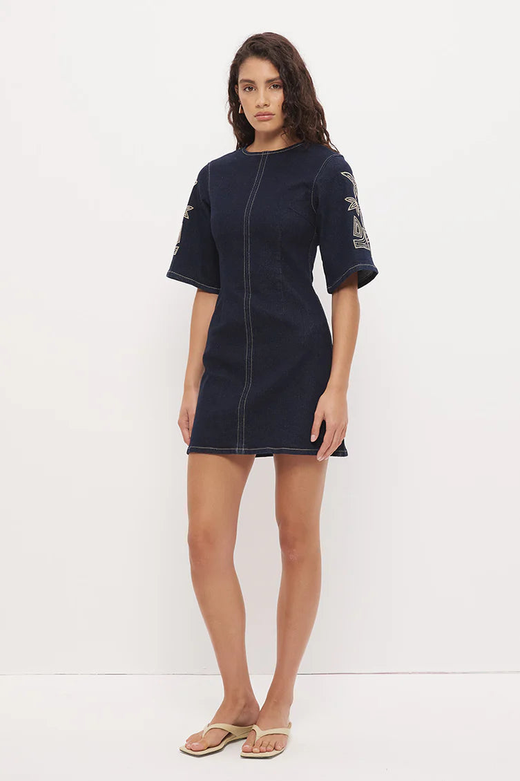 DRESS CORA MINI DENIM