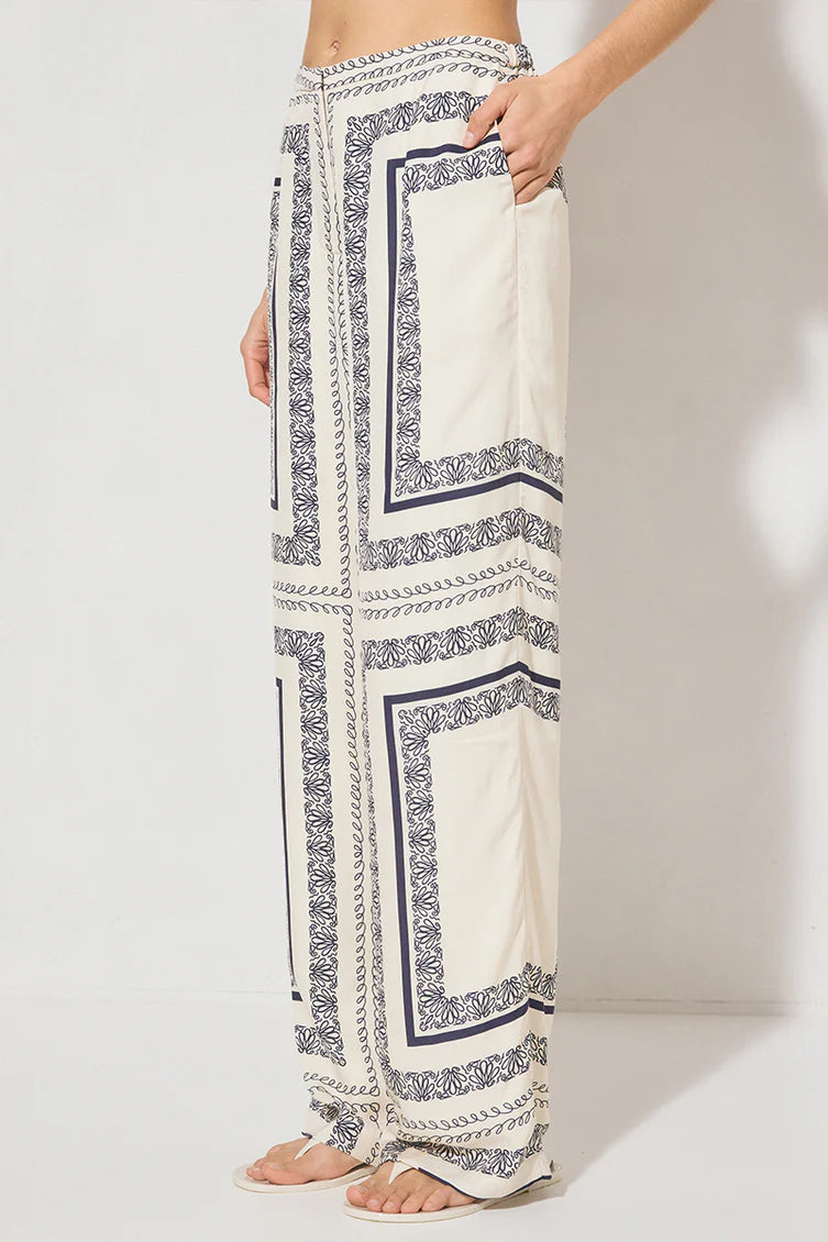 PANT SERAFINA - CREAM BASE NAVY