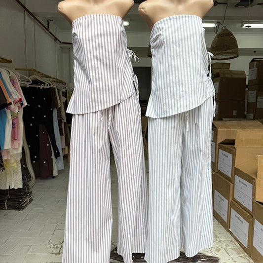 SET PAIGE - SAGE STRIPE