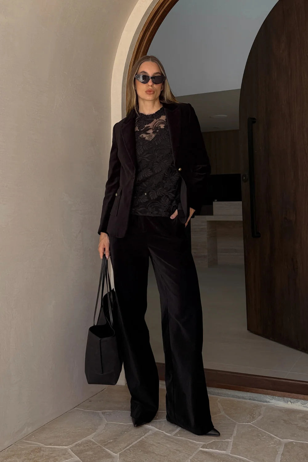 TOP GLINT - BLACK