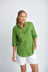 SHIRT 3/4 SLEEVE - LEAF GREEN